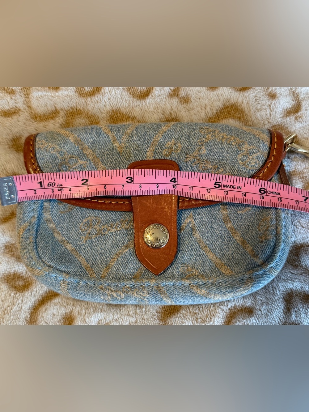 Dooney & Bourke Denim Wristlet 
Wallet Women’s - Picture 8 of 10